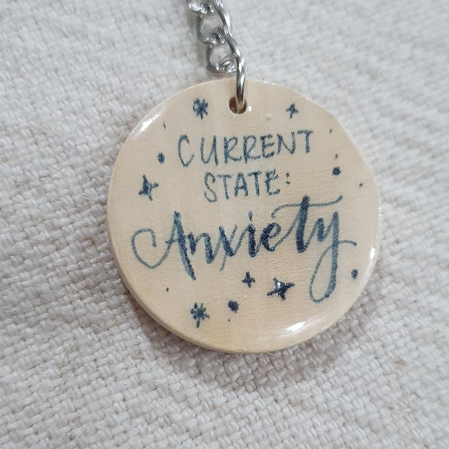 Customisable Wooden Keychain