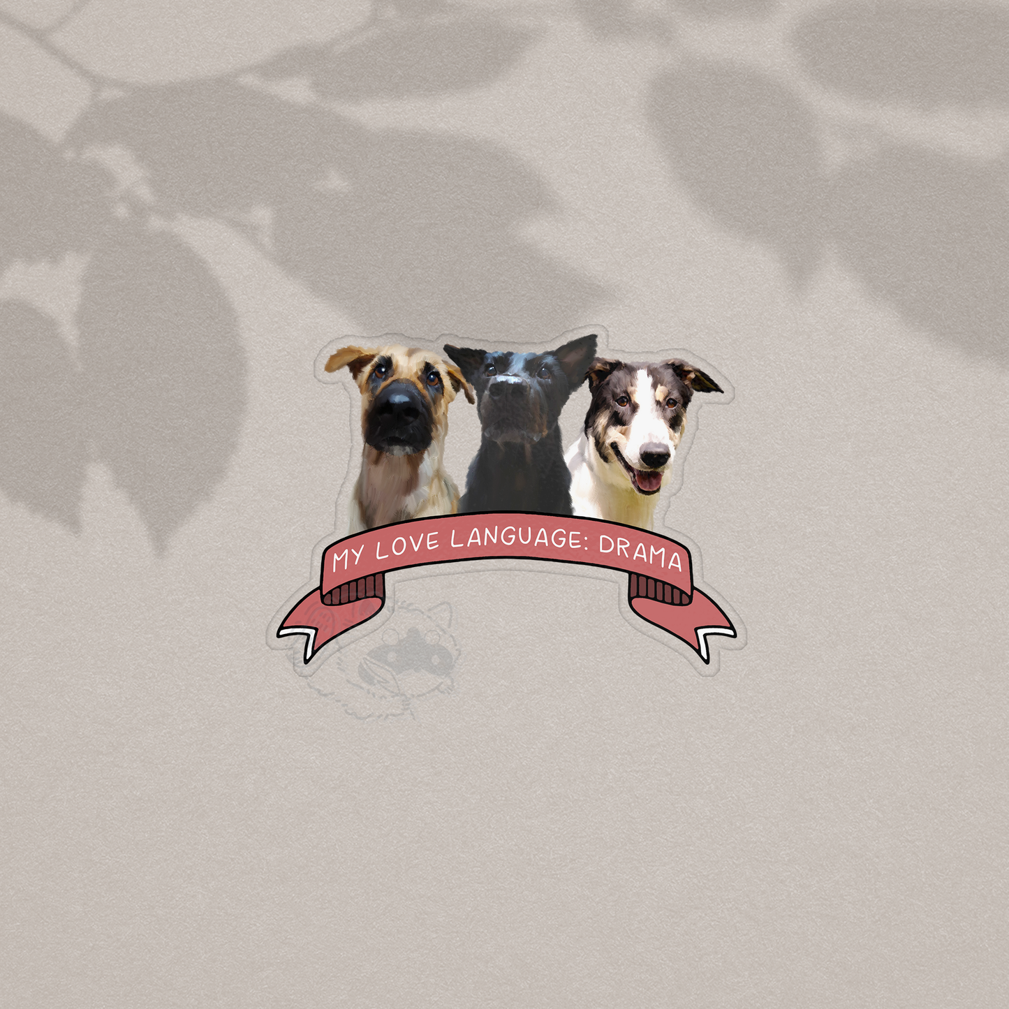 Love Language: Drama - Singapore Specials Vinyl Sticker