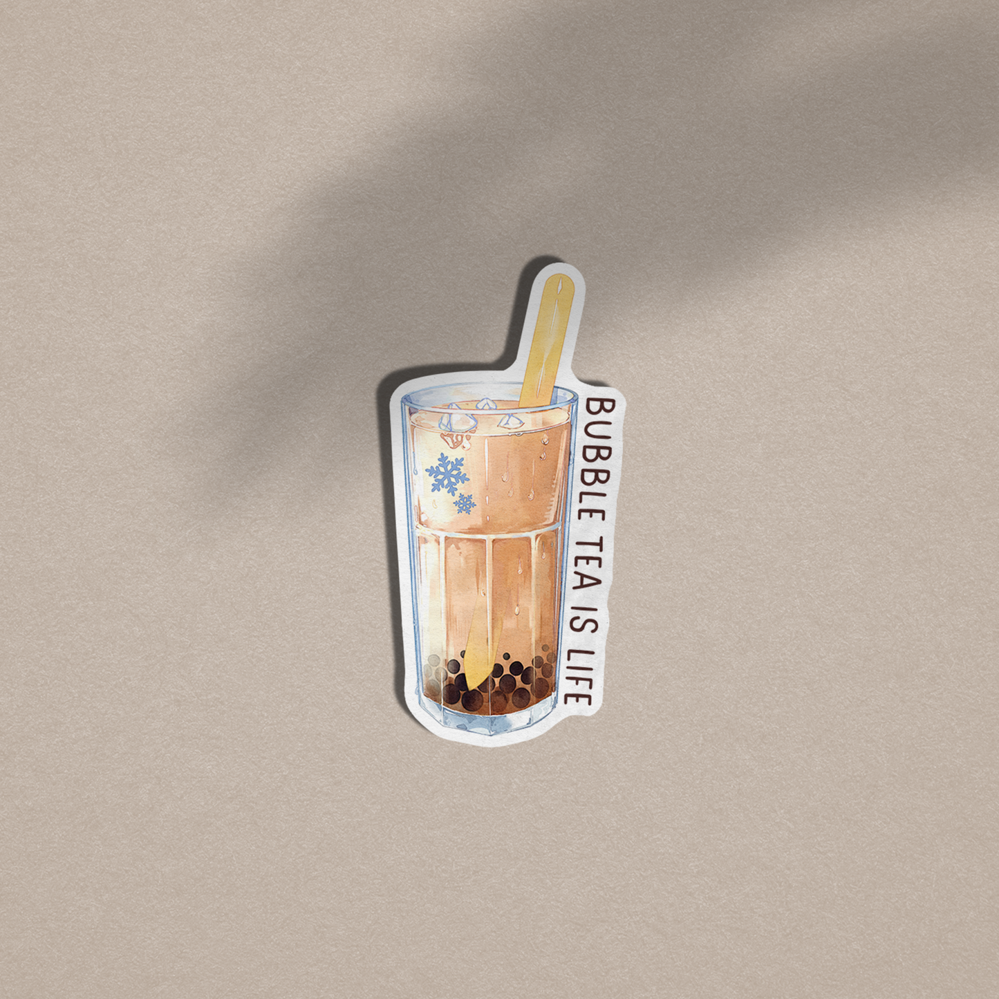 Bubble Tea is Life Vinyl Sticker
