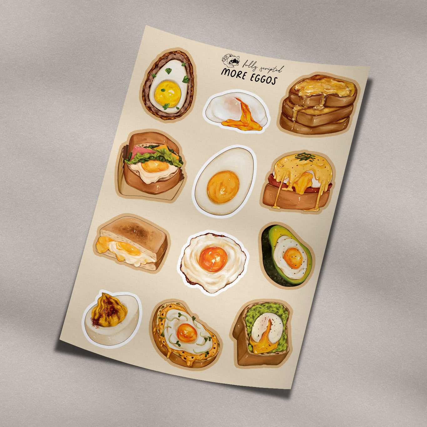 More Eggos Vinyl Sticker Sheet