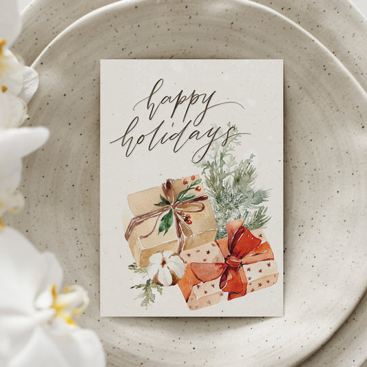 Happy Holidays Greeting Card