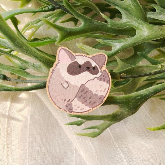 Waro Raccoon Wooden Pin