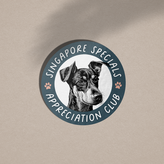 Singapore Specials Appreciation Club Vinyl Sticker