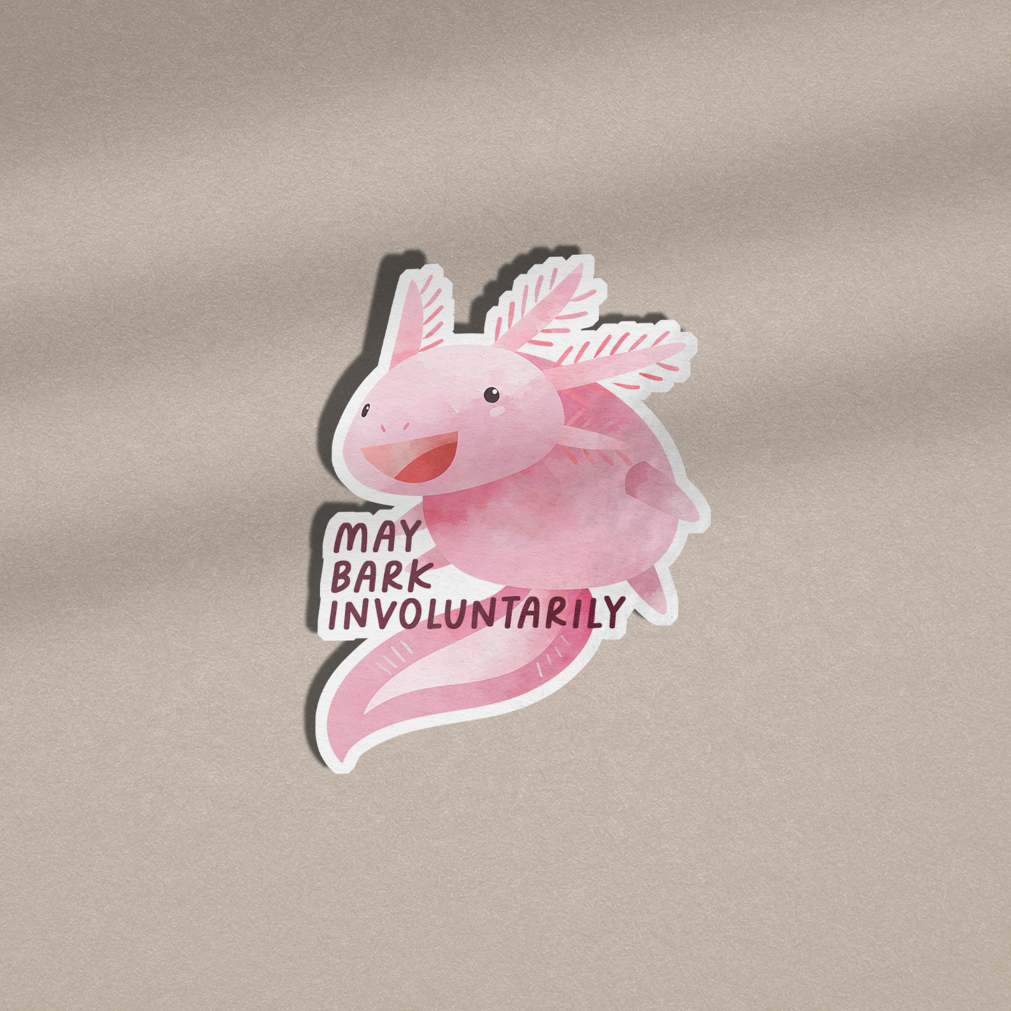 A Lotl Axolotl Vinyl Sticker