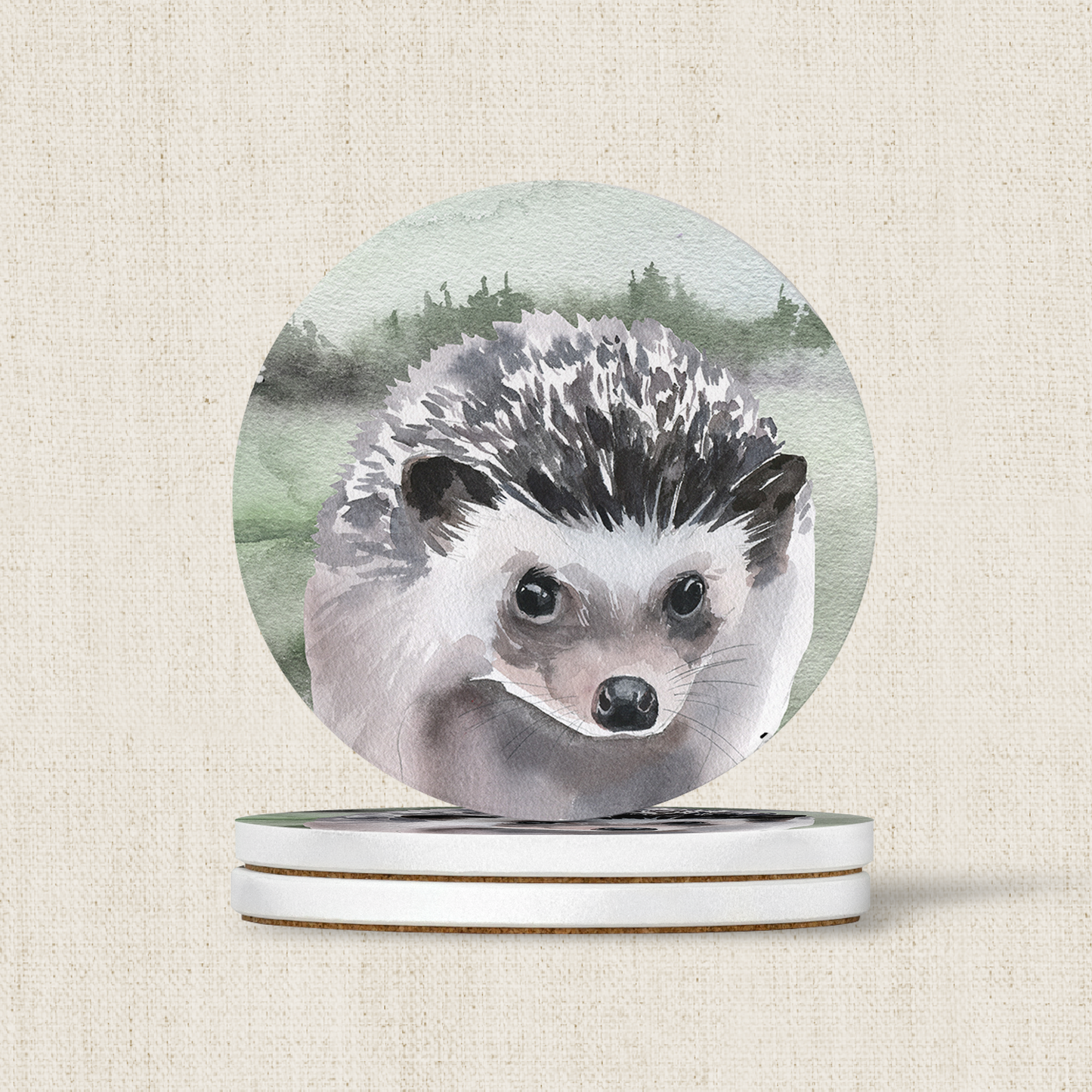 Baby Hedgehog (Hoglet) Coaster
