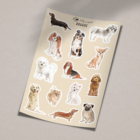 Doggos Vinyl Sticker Sheet