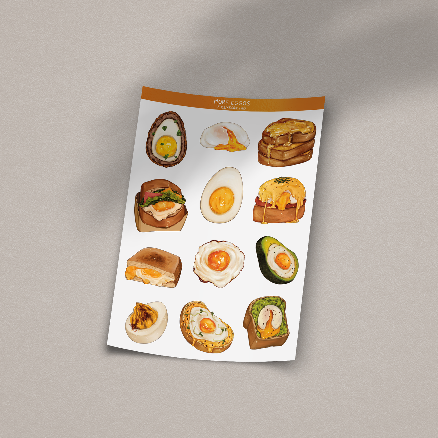 More Eggos Vinyl Sticker Sheet