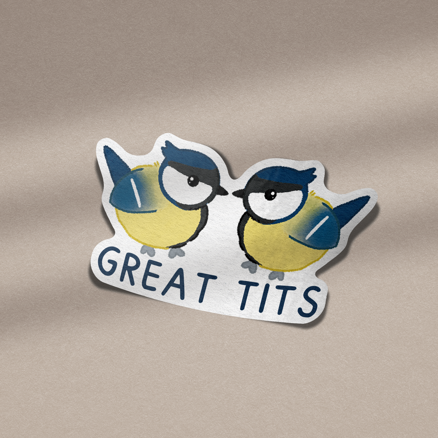 Great Tits Vinyl Sticker