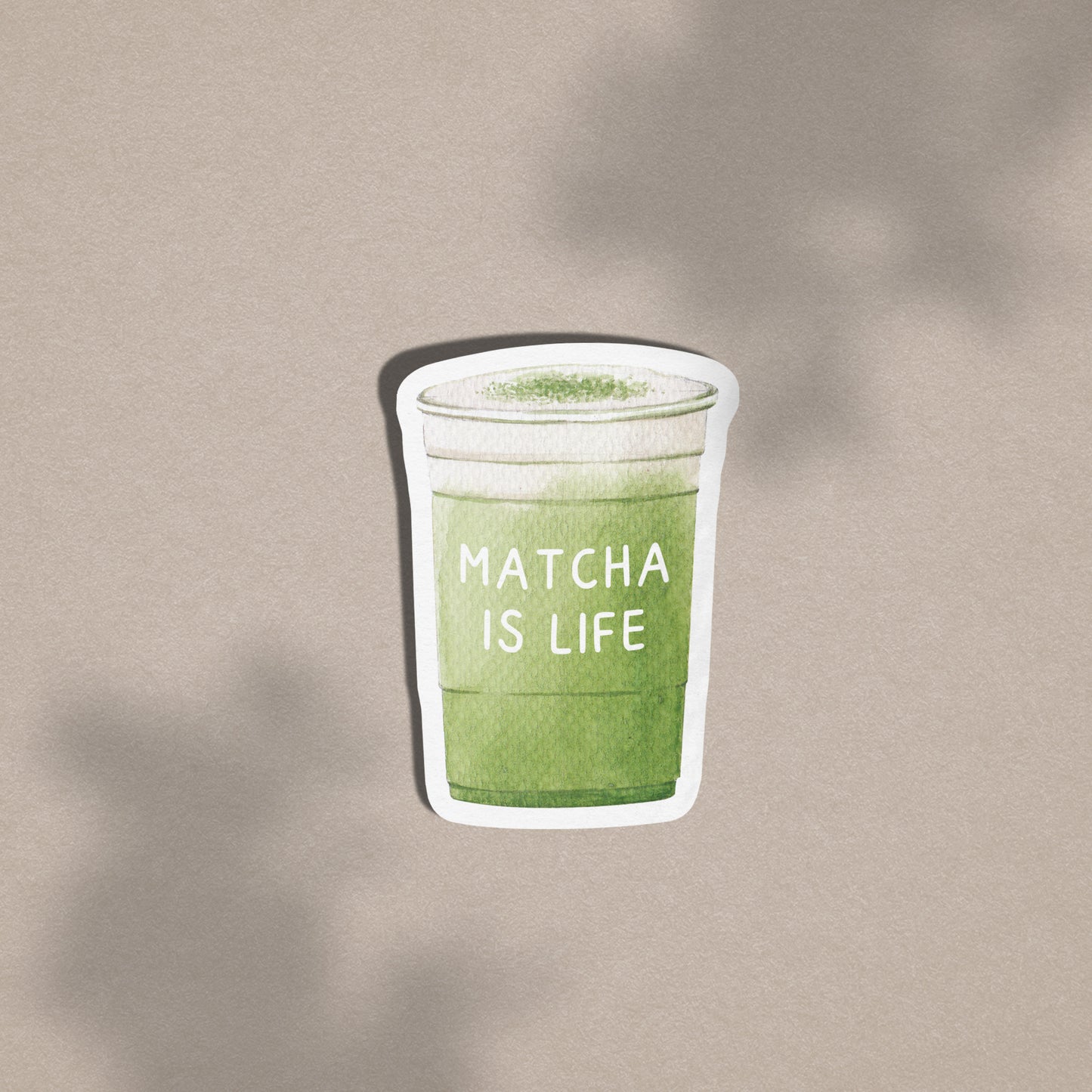 Matcha Is Life Vinyl Sticker