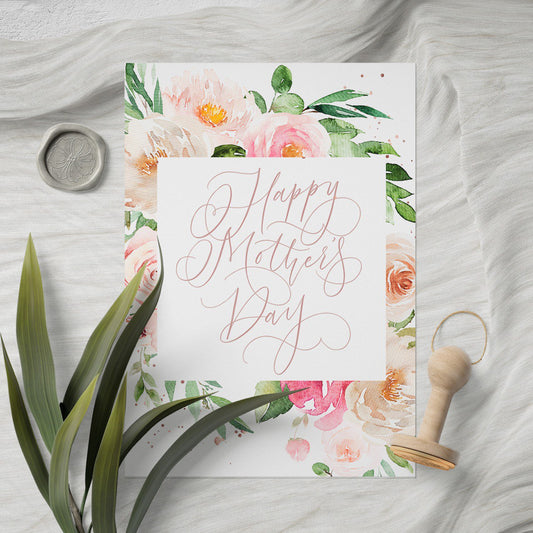 Rustic Mother's Day Card