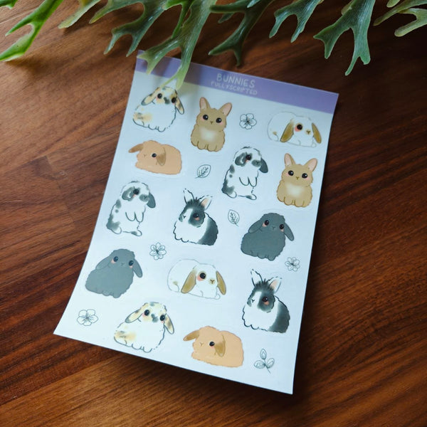 Bunnies Sticker Sheet