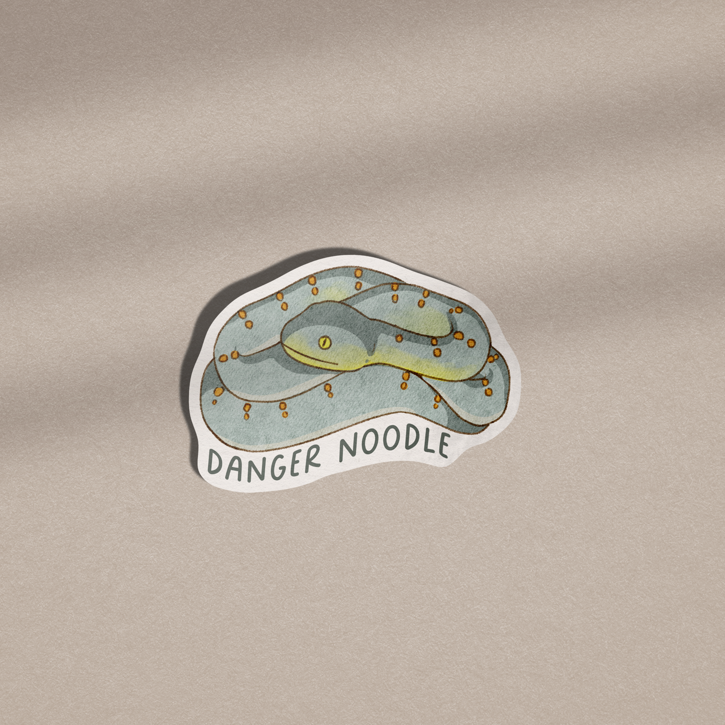 Danger Noodle / Snake Vinyl Sticker