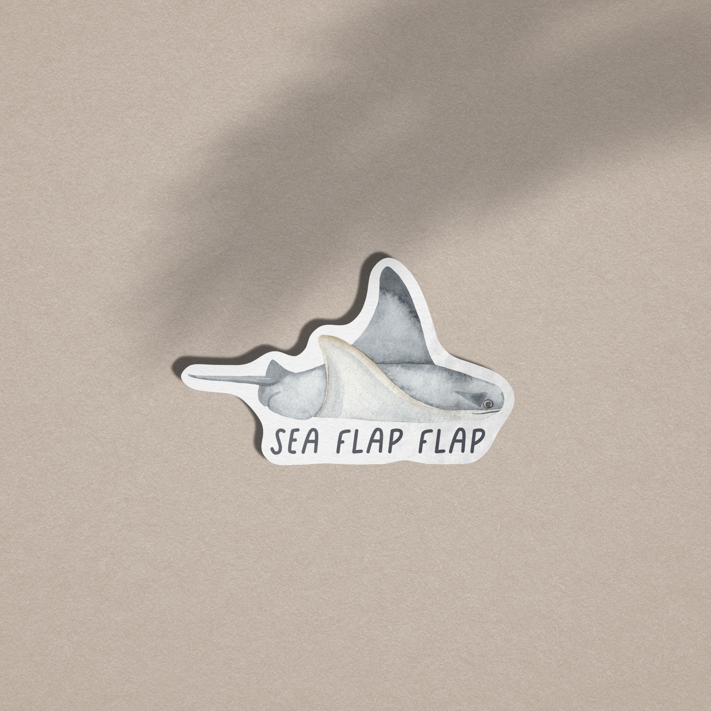 Sea Flap Flap / Stingray Vinyl Sticker